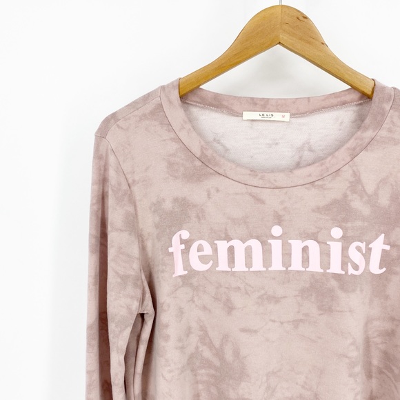 le lis tie dye sweatshirt